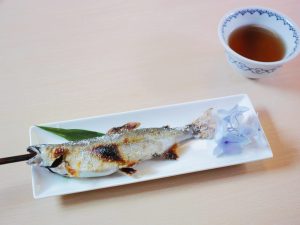 鮎の塩焼き