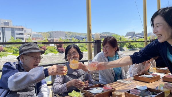 京都川床料理と清水寺